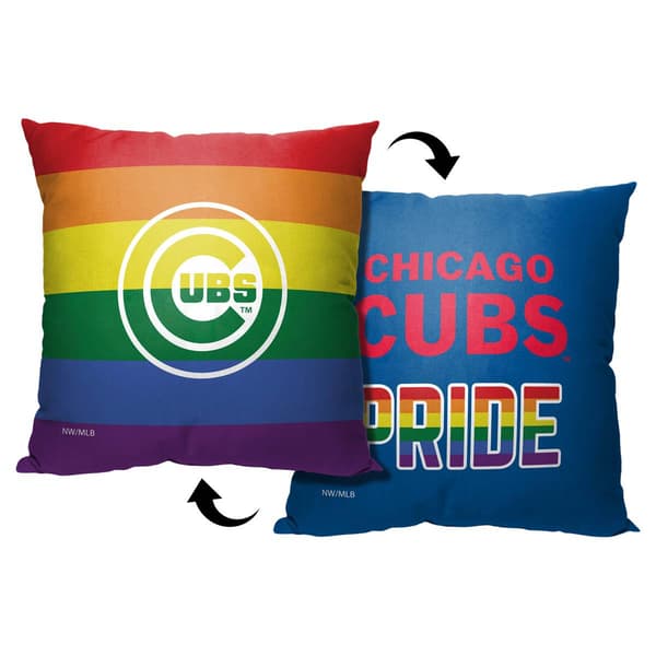 Northwest Chicago Cubs Pride Throw Pillow - 18x18