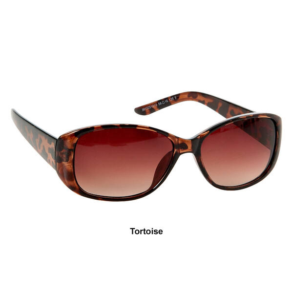 Womens Tropic-Cal Sleek Rectangle Shaped Sunglasses