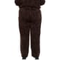 Juniors Plus No Comment Camo Print Fleece Wide Leg Pants - image 3