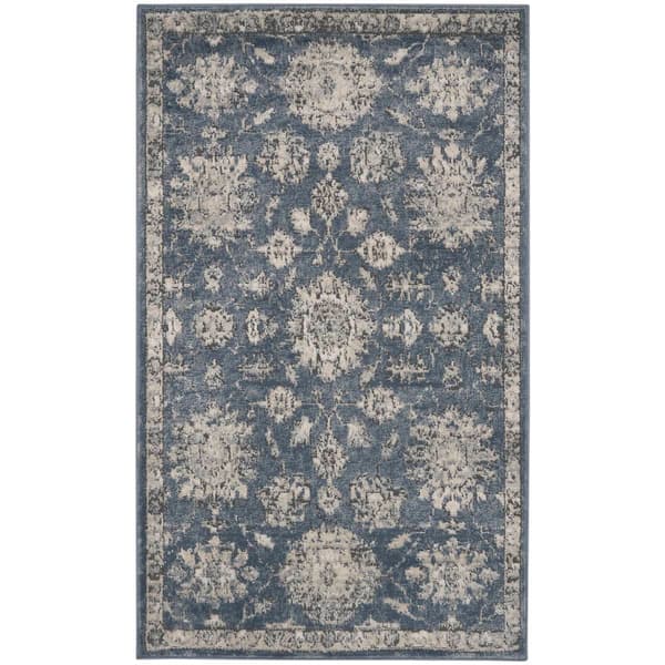 Nourison Concerto Lush Floral Vintage Area Rug - image 