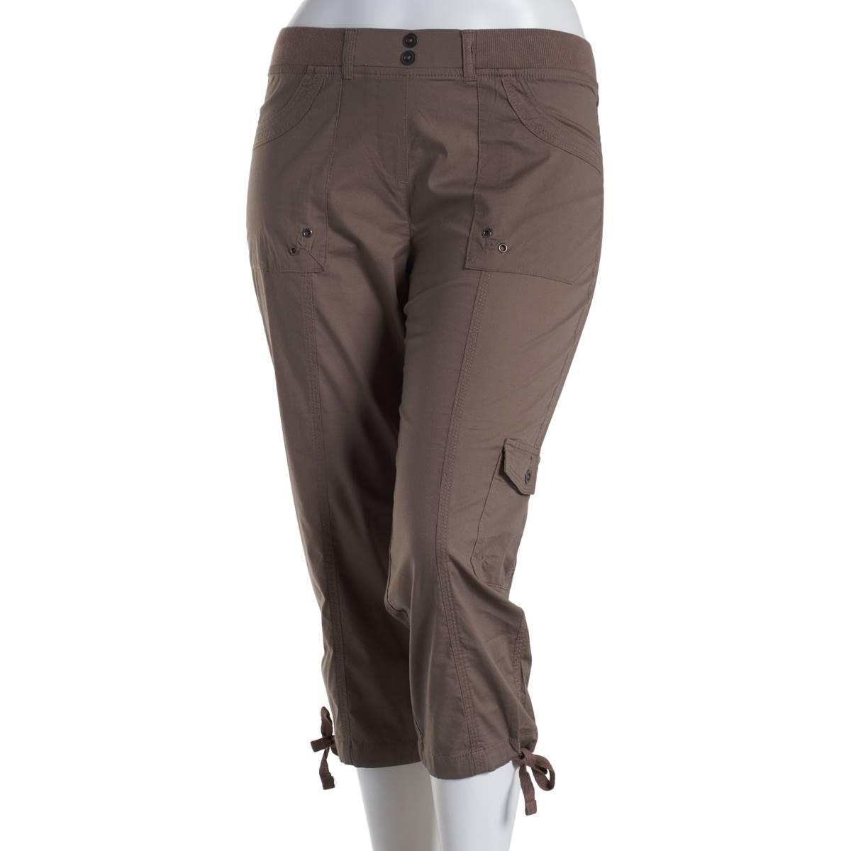 Plus Size da-sh 22in. Charlene Capri Pants with Side Ties