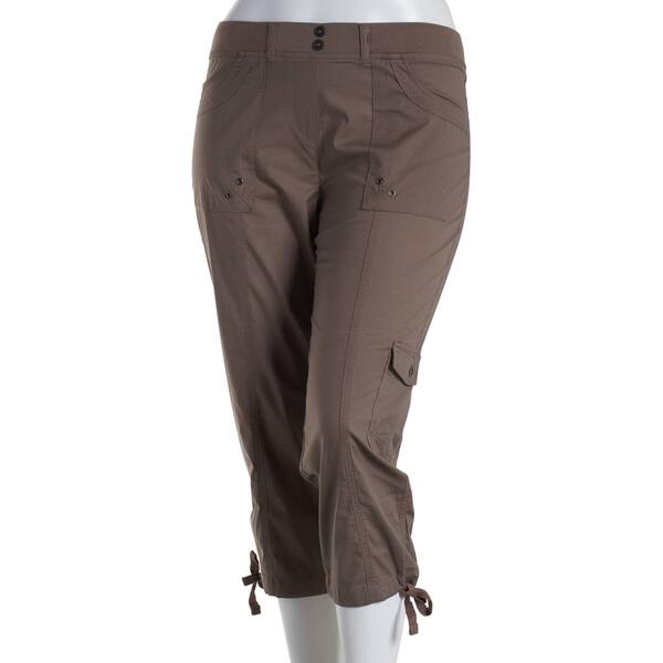 Plus Size da-sh 22in. Charlene Capri Pants with Side Ties - image 