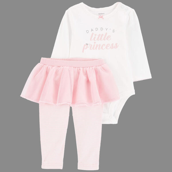 Baby Girl &#40;NB-24M&#41; Carters&#40;R&#41; Little Princess Bodysuit & Tutu Set - image 