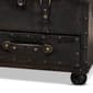 Baxton Studio Callum 2 Drawer Storage Trunk Ottoman - image 9
