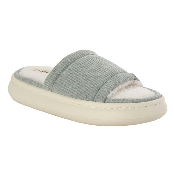 Womens Dearfoams Jewel Waffle Knit Slide 3 Slippers - image 
