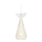 K&K Interiors 7in. Frosted & Beaded Glass LED Angel - image 1