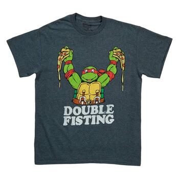 Teenage Mutant Ninja Turtles Mens T-Shirt - Boys Busting Through Ringe