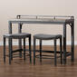 Baxton Studio Noll 3 Piece Counter Table Set - image 7