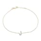 Diamond Classics(tm) 1/20ctw. Diamond Initial J Bracelet - image 1