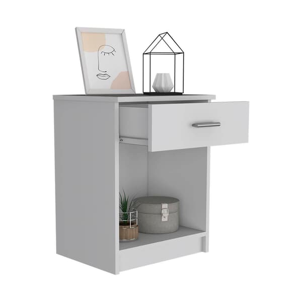 FM FURNITURE Pictor 1-Drawer Nightstand