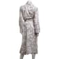 Womens Jasmine Rose Long Sleeve Leaves Houndstooth Shawl Robe - image 2