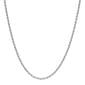 Sterling Silver Diamond Cut Chain Necklace - image 1