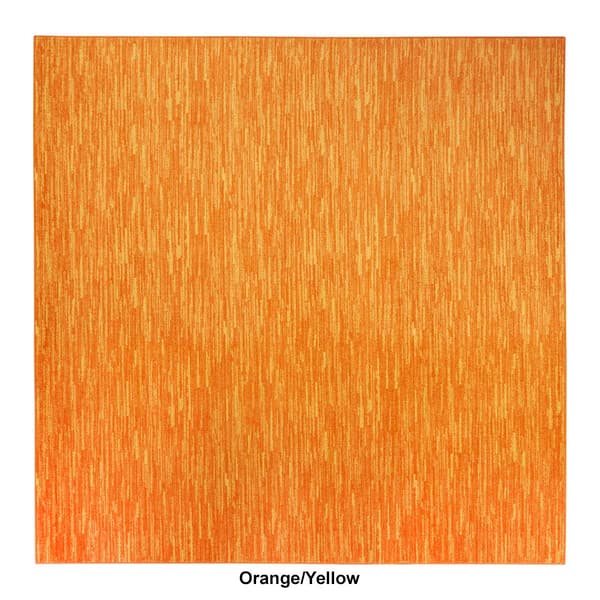 Nourison Essentials Two-Tone Indoor/Outdoor Square Rug