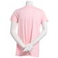 Plus Size HUE&#174; Short Sleeve Solid V-Neck Pajama Tee - image 2