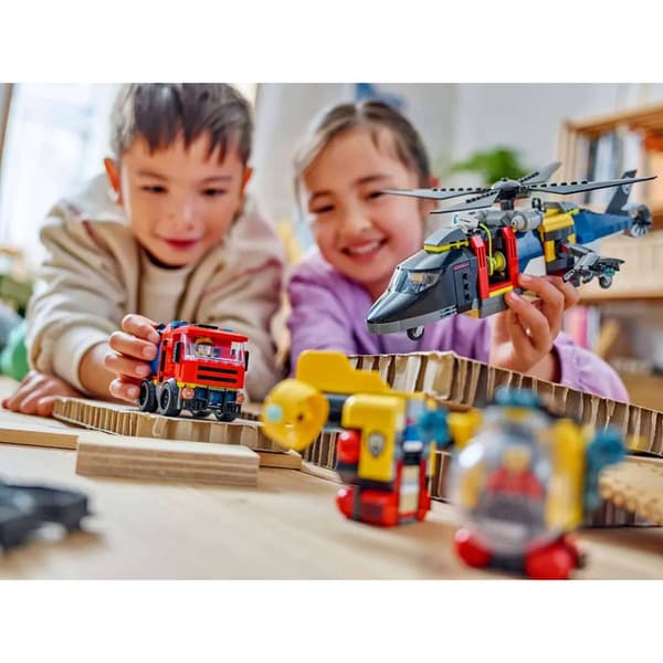 LEGO&#174; CITY Helicopter&#44; Fire Truck & Submarine Remix Building Kit