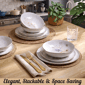 Sango Gansevoort Wildflower 12pc. Luxury Porcelain Dinnerware Set - image 6