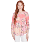 Plus Size Ruby Rd. Larky Lark Mixed Pattern Sublimation Knit Top - image 1