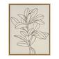 Artisan Home Leaves Outline II Canvas Wall Decor - image 1