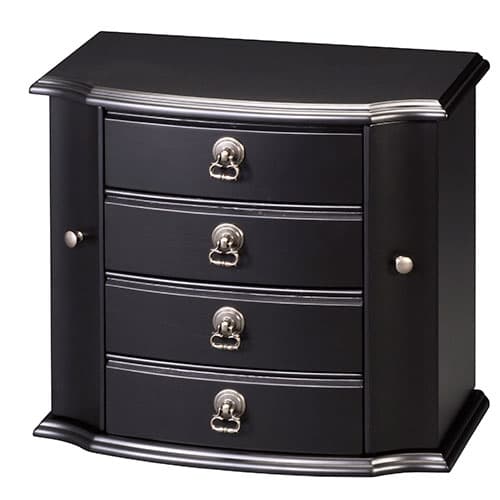 Black Wooden Jewelry Box