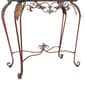 9th & Pike® Bronze Metal Traditional Console Table with Mirror - image 7