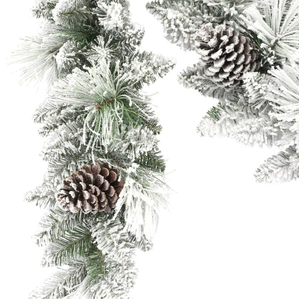 Puleo International 9ft. Life-Like Berkshire Spruce Garland