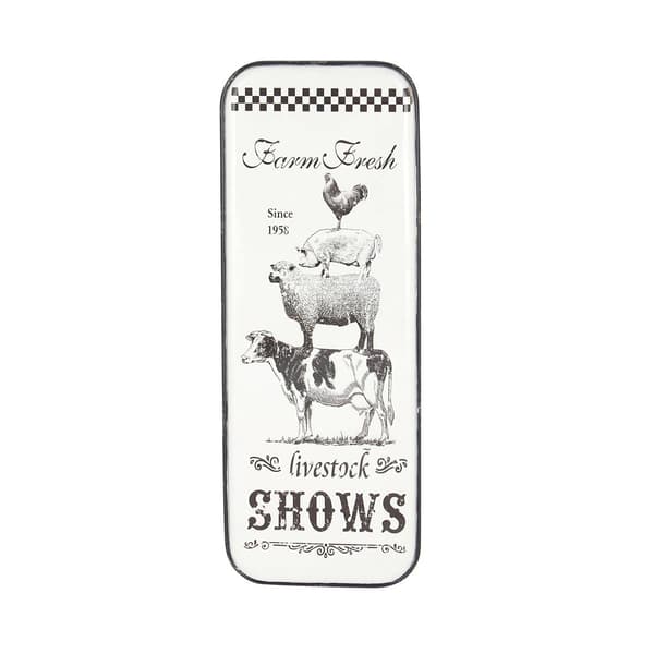 9th & Pike(R) Oversized Vintage Inspired Livestock Animal Sign