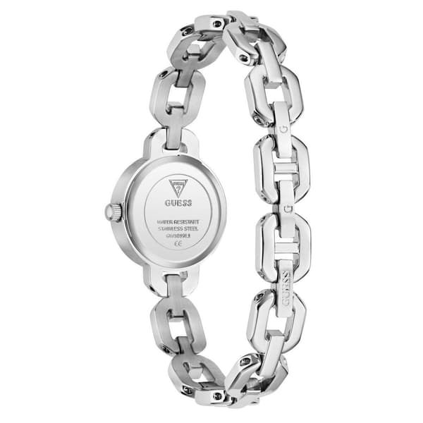 Womens Guess Silver-Tone Light Blue Dial Analog Watch - GW1019L1