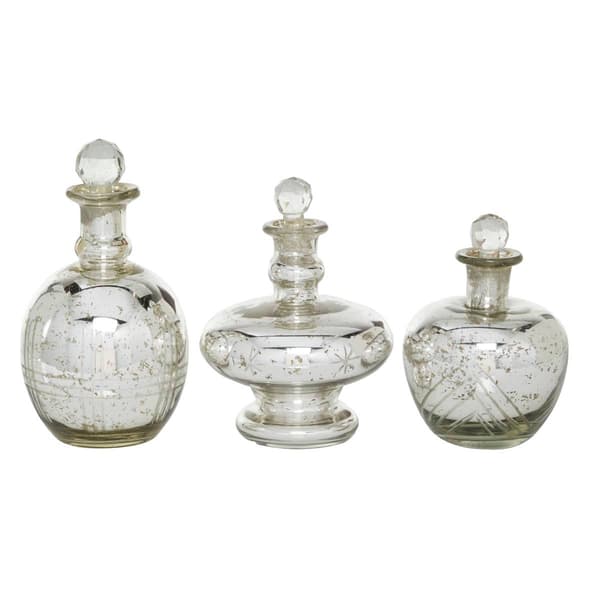 9th & Pike&#40;R&#41; Decorative Glass Jars - Set Of 3