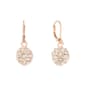 Gloria Vanderbilt Rose Gold-Tone & Crystal Ball Earrings - image 1