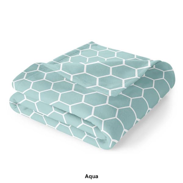 Spirit Linen Home™ Velvet Plush Honeycomb Throw Blanket