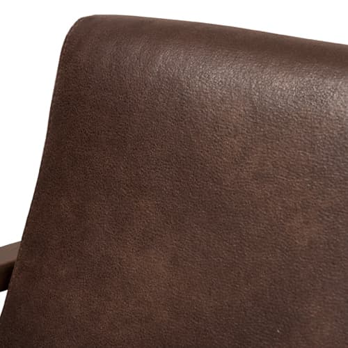 Baxton Studio Bianca Faux Leather Arm Chair and Ottoman Set