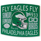 Open Road Eagles Team Story Layered Wood Wall Decor - image 2
