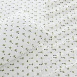 FreshFolds Newport Palm Tree Microfiber Sheet Set