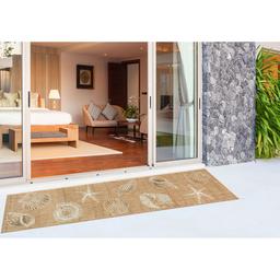 Liora Manne Carmel Shells Indoor/Outdoor Runner