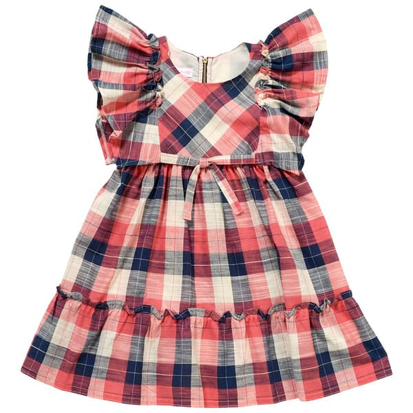 Girls &#40;7-16&#41; Bonnie Jean Ruffle Empire Dress w/Flounce - image 