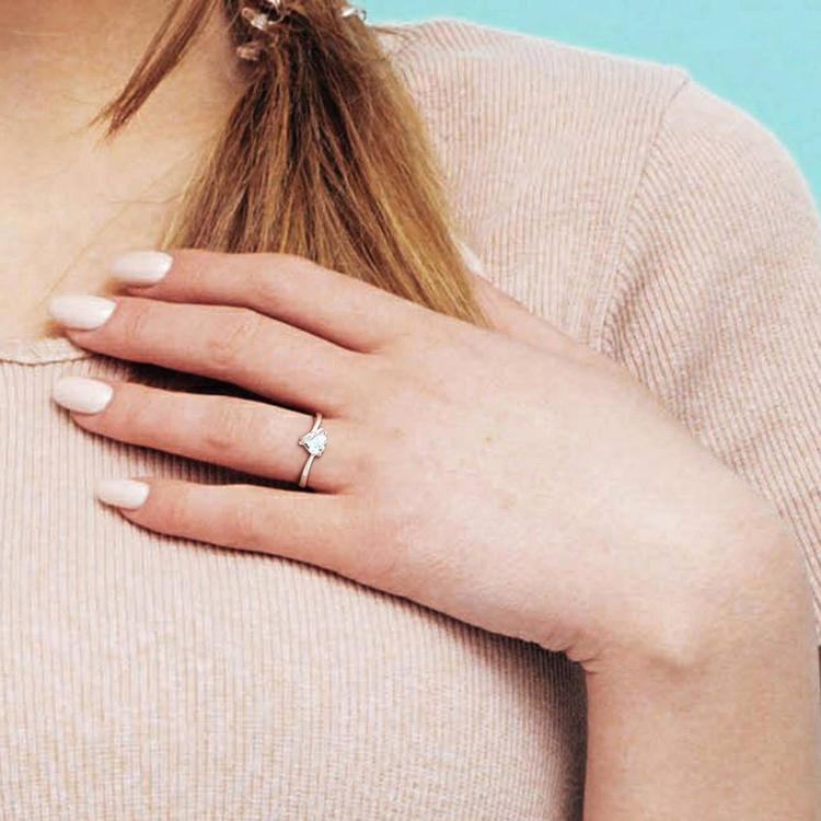 Sterling Silver Sky Blue Topaz & Diamond Accent Heart Ring
