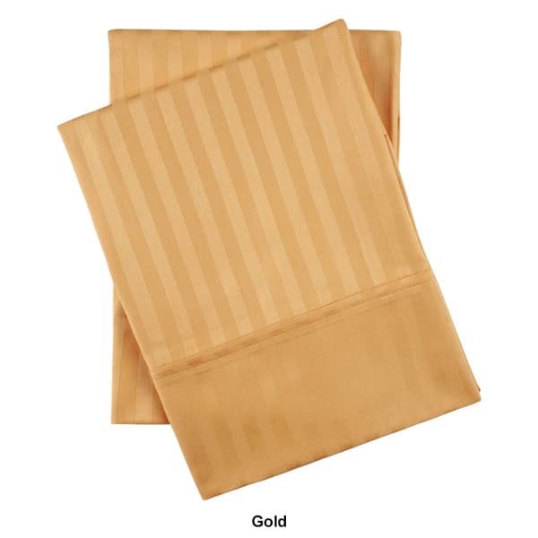 Superior 2pc. 300TC Egyptian Cotton Striped Pillowcase Set
