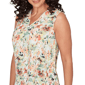 Womens Emaline Verde Grove I Sleeveless Floral V Neck Blouse - image 5