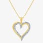 Nova Star&#40;R&#41;  1/10ctw. Lab Grown Diamond Heart Pendant Necklace - image 1
