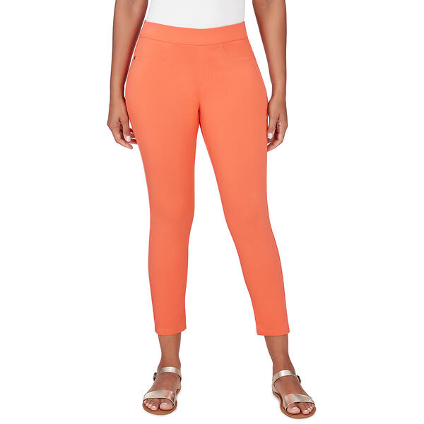 Womens Skye''s The Limit Coral Gables Solid Stretch Pants - image 