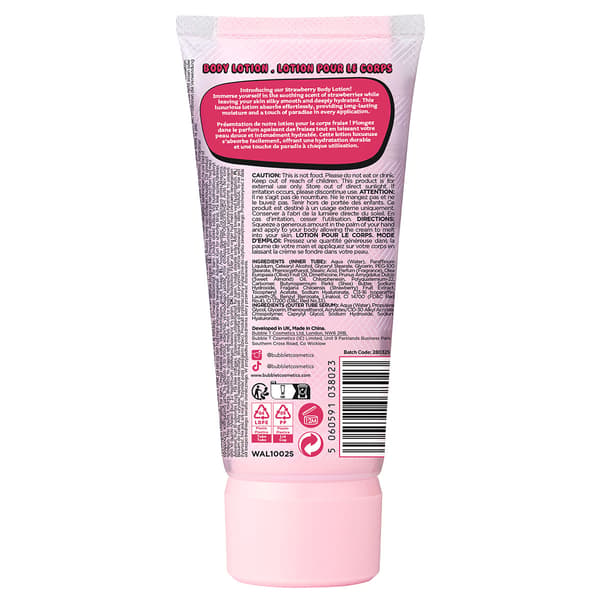 Bubble T Strawberry Boba Body Lotion