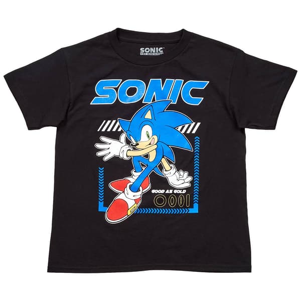 Boys (8-20) Mad Engine Short Sleeve Speedway Sonic Graphic Tee - image 