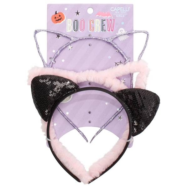 Girls Capelli(R) New York 3pk. Cat Ears Headbands - image 