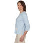 Womens Alfred Dunner Camden Market Floral Stitch Blouse - image 4