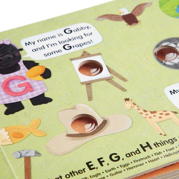 Melissa &amp; Doug® Poke-A-Dot Alpha Eye Spy Book