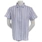 Petite Preswick & Moore(R) Short Sleeve Stripe Button Down - image 1