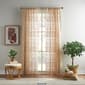 Boho Lace Pole Top Rod Pocket Sheer Panel Curtain - image 2