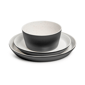 Sango Stockholm 12pc. Black/White Round Dinnerware Set - image 9