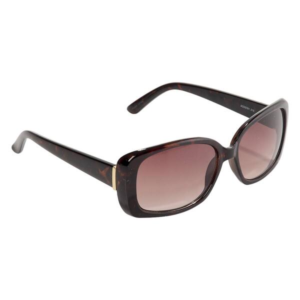 Womens Ashley Cooper(tm) Plastic Sculpted Mod Rectangle Sunglasses - image 