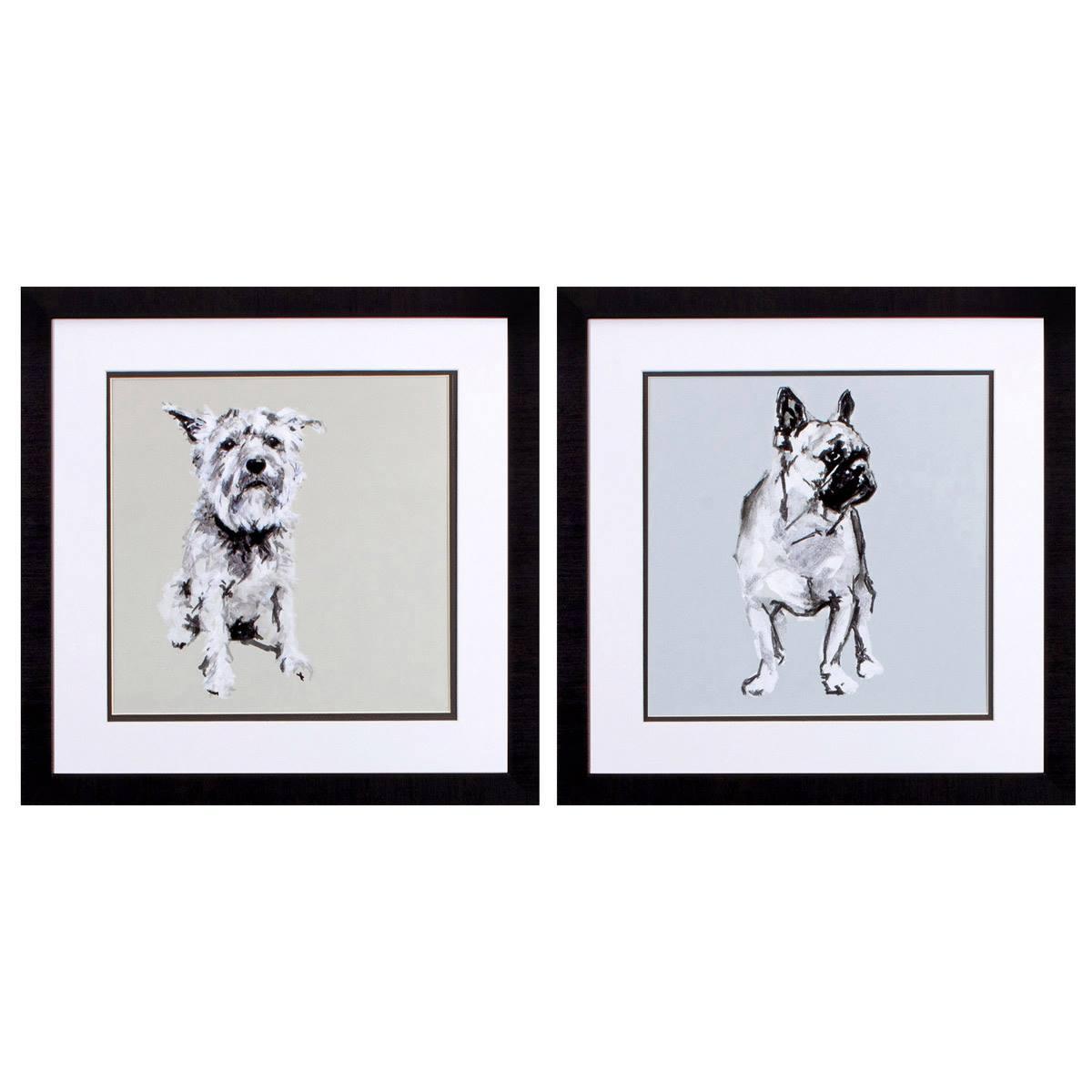 Paragon 2pc. Modern Dog A Wall Art
